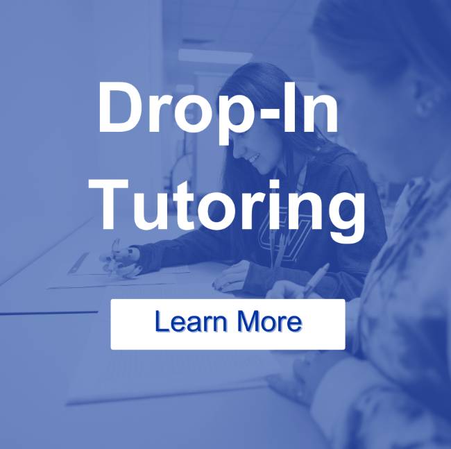 Drop-In Tutoring: Learn More